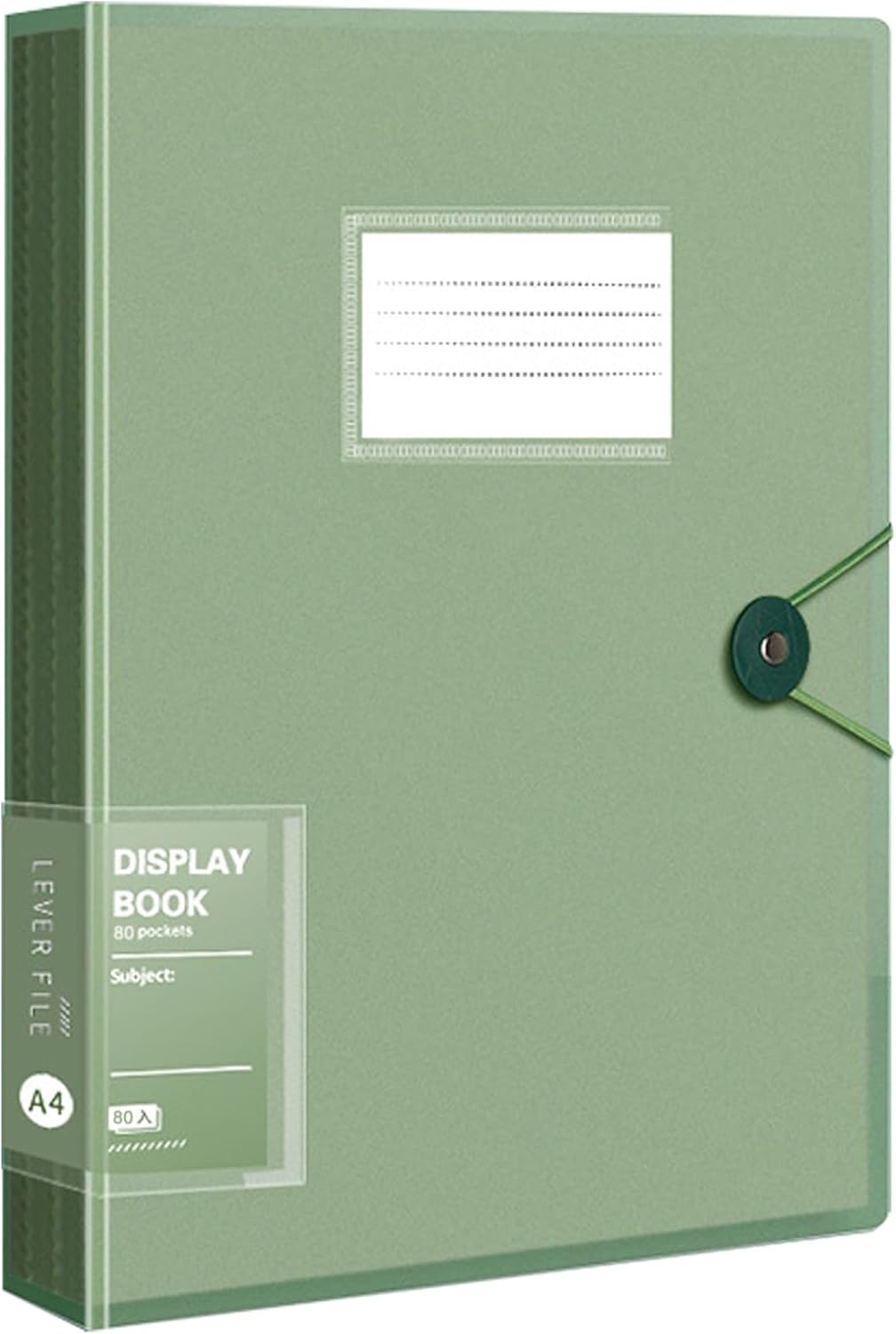 A4 Display Book with Clear Pockets Folder with Sleeves Project Folder for Individuals, Office, and Home