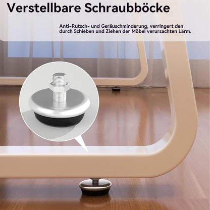 Moderner Computertisch im schlichten Stil, Schreibtisch, PC-Tisch für Homeoffice