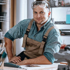 Cavalletto da Lavoro, Set da 2, Banco da Lavoro Resistente, max. 200kg, 80-130cm, Pieghevole, Nero-Argento